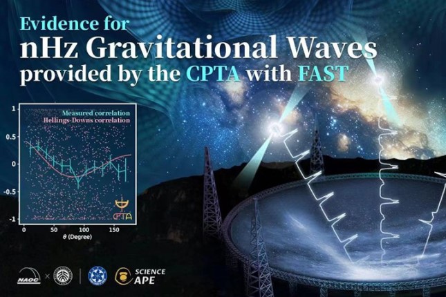 Chinese scientists find key evidence for existence of nanohertz gravitational waves
