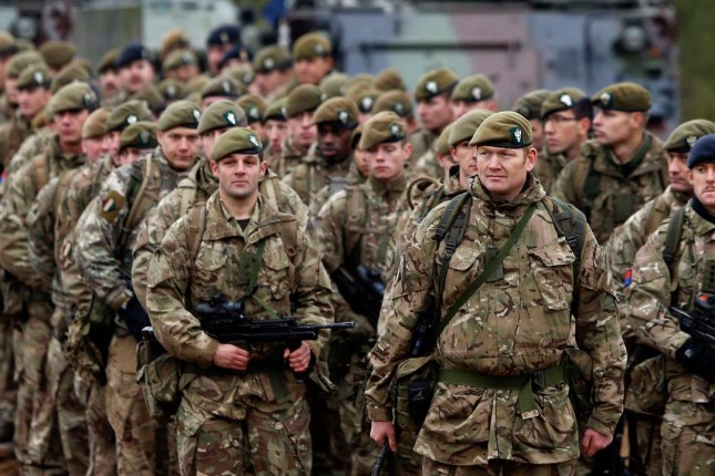British government prepares to send troops into the war against Russia