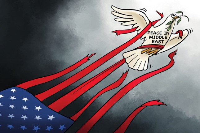 Crazy talks on Israeli-Palestinian conflict prove US is enemy of world peace