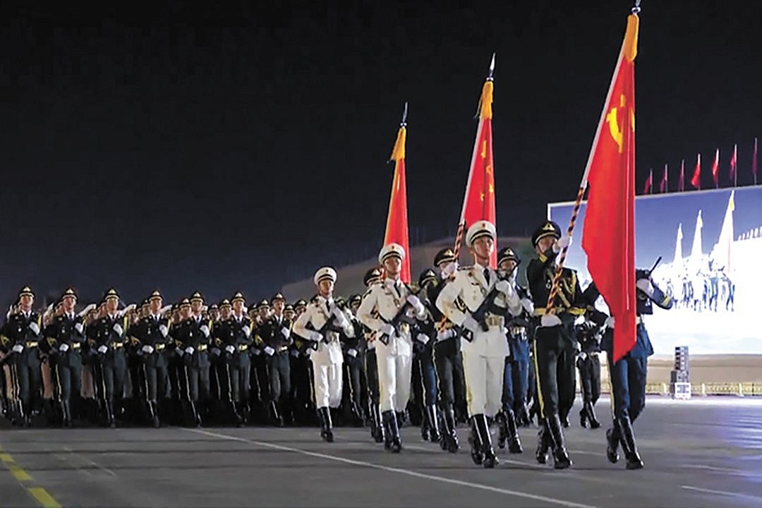 What message does China’s V-Day military parade send to the world?