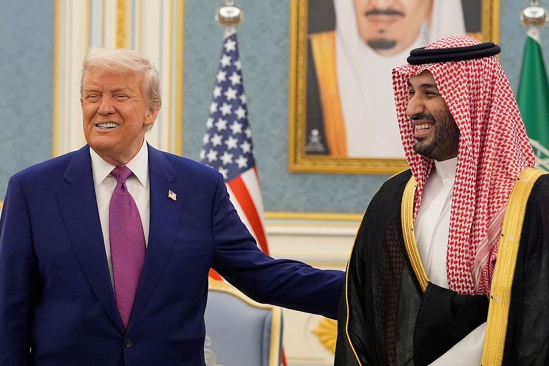 Concluding Middle East tour, Trump reiterates plan for US to “take” Gaza