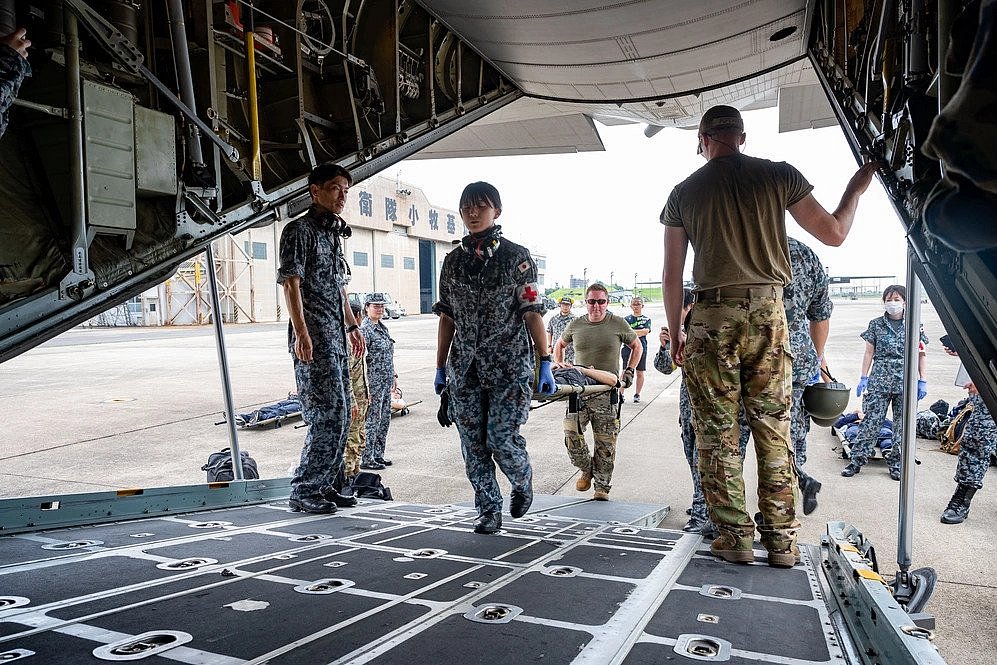 US Air Force Holds China War Drill Rehearsing Casualty Evacuations in the Pacific