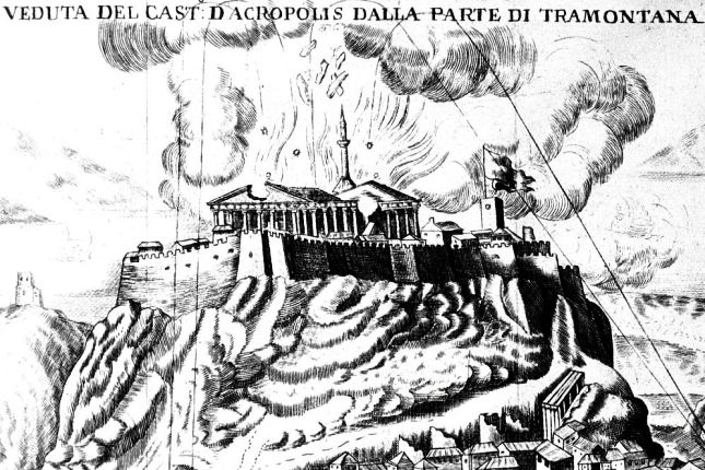 1687. The bombing of the Acropolis