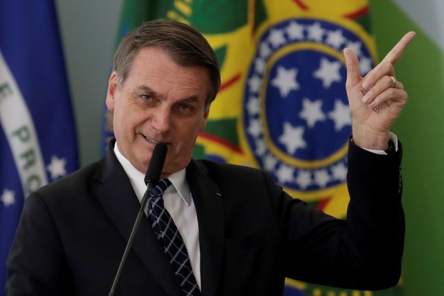 Jair Bolsonaro served in the Brazilian army's field artillery and paratrooper units for 17 years.
