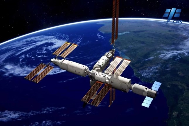 China Space Station's third and Final Module Mengtian Docks With Orbiting Combination