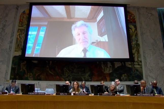 Roger Waters at UN Security Council on Ukraine1