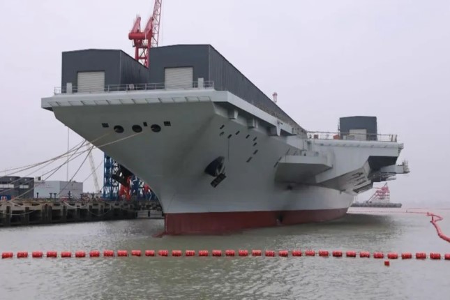 China’s 3rd aircraft carrier Fujian 