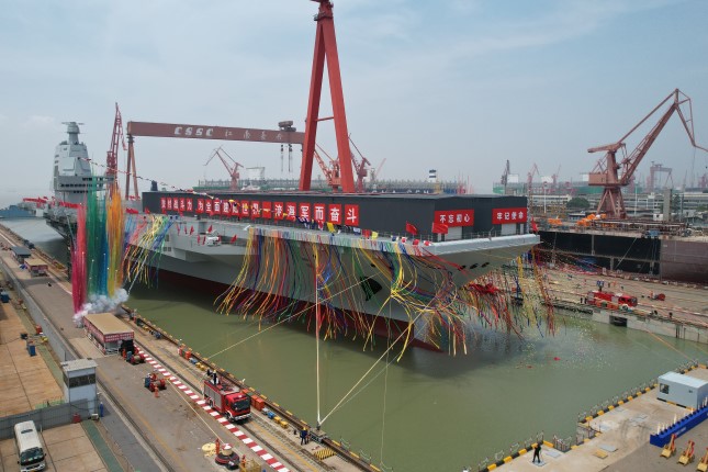 China’s 3rd aircraft carrier Fujian