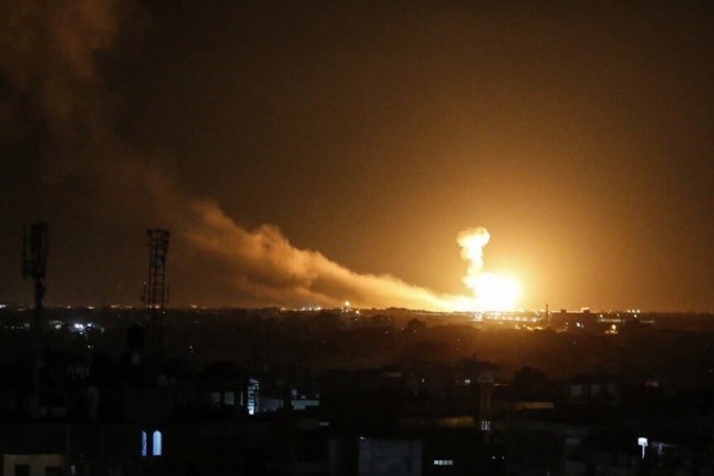 Israeli Airstrikes Hit Damascus, Two Syrian Soldiers Wounded