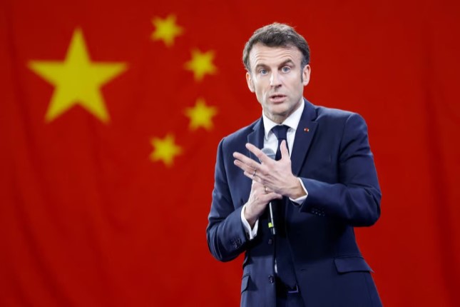 Macron Says Europe Shouldn’t Follow the US Into a Confrontation With China