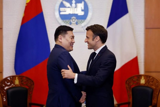 Macron Visits Democracy Island