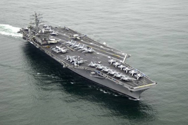 US Aircraft Carrier Commander Reports "Very Professional" Interactions With China