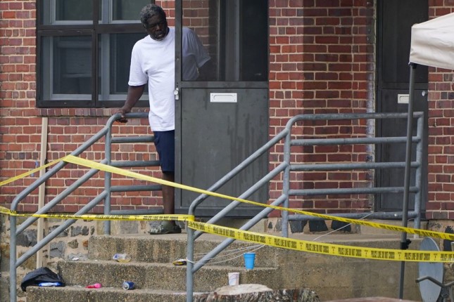 Thirty people hit in Baltimore mass shooting, two dead
