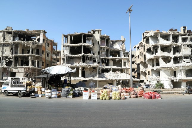 Israeli Airstrikes Target Syrian City of Homs