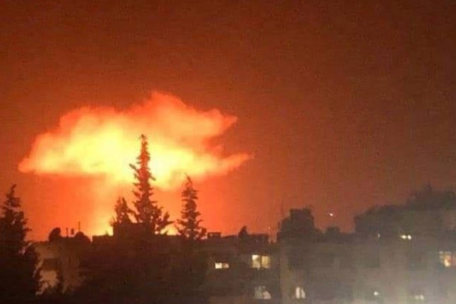 Two Syrian Soldiers Wounded in Israeli Airstrikes on Damascus