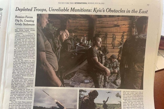 New York Times admits, then covers up, massive Ukraine casualties