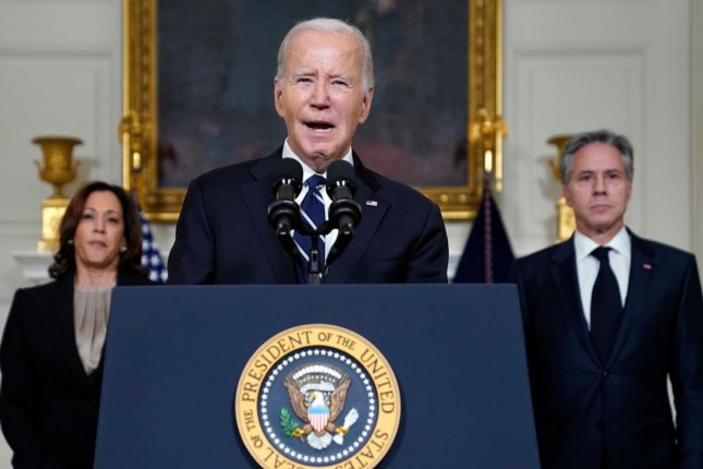 Biden proclaims unlimited support for Israeli onslaught on Gaza
