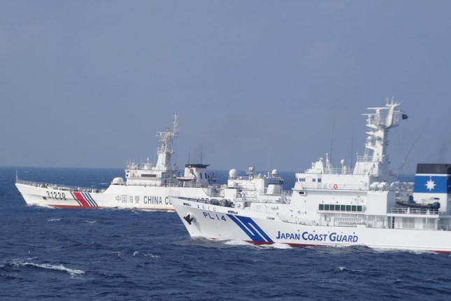 China, Japan Coast Guard Vessels Face-Off Near Disputed Senkaku Islands