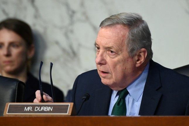 Dick Durbin Becomes First US Senator to Call for Gaza Ceasefire