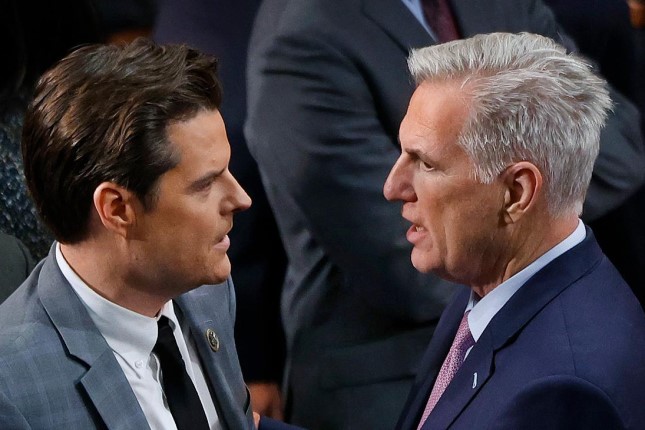 Rep. Gaetz Files Motion to Oust McCarthy Amid Ukraine Aid Questions