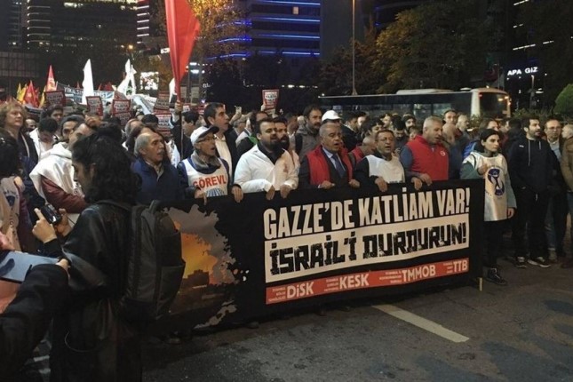 Mass protests erupt across Turkey against Israel’s massacre in Gaza