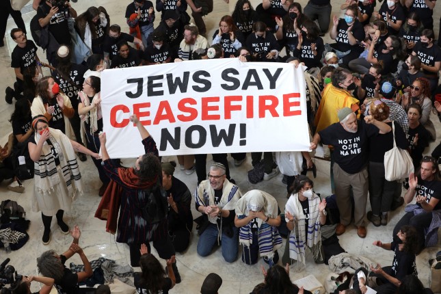 Jewish Groups Lead Capitol Protest Calling for Gaza Ceasefire