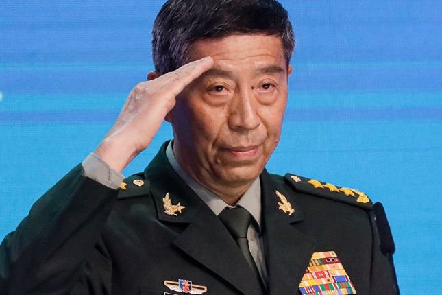 Chinese Defense Minister Rejects Talks With US Over Taiwan Support