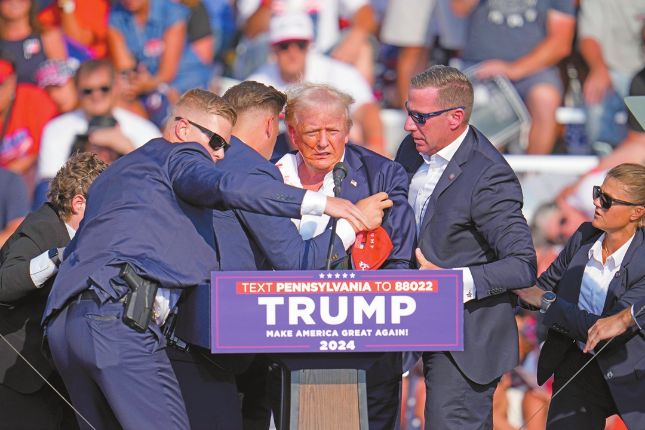 Shooting at Trump rally shows "rising political violence as US divides further"