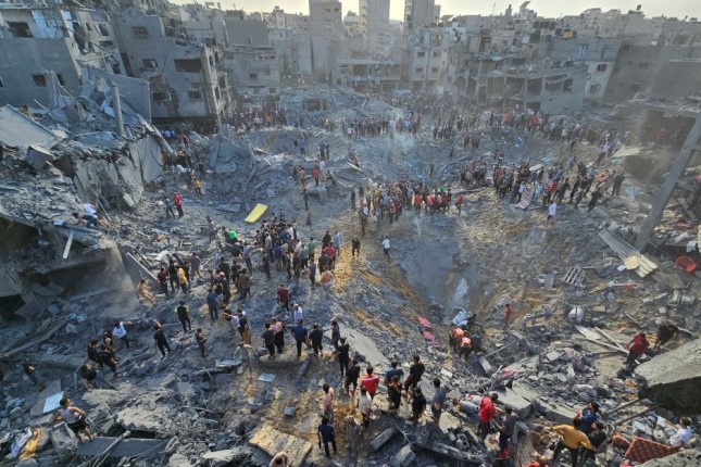 At Least 50 Killed by Israeli Strikes on Jabalia Refugee Camp in Gaza
