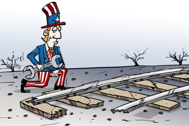 US railway plan in Middle East will be another case of "much said, little done"